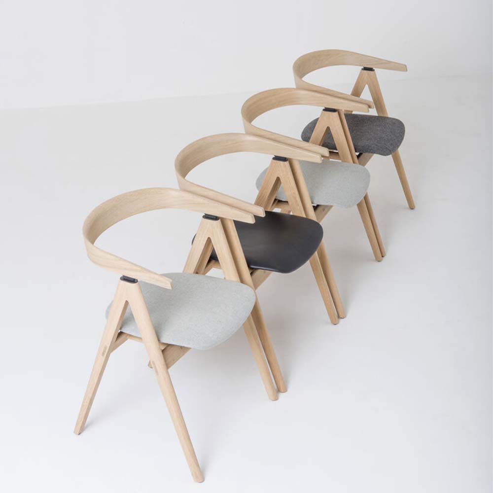 Gazzda Ava Chair - Houten stoel (56x52x76)